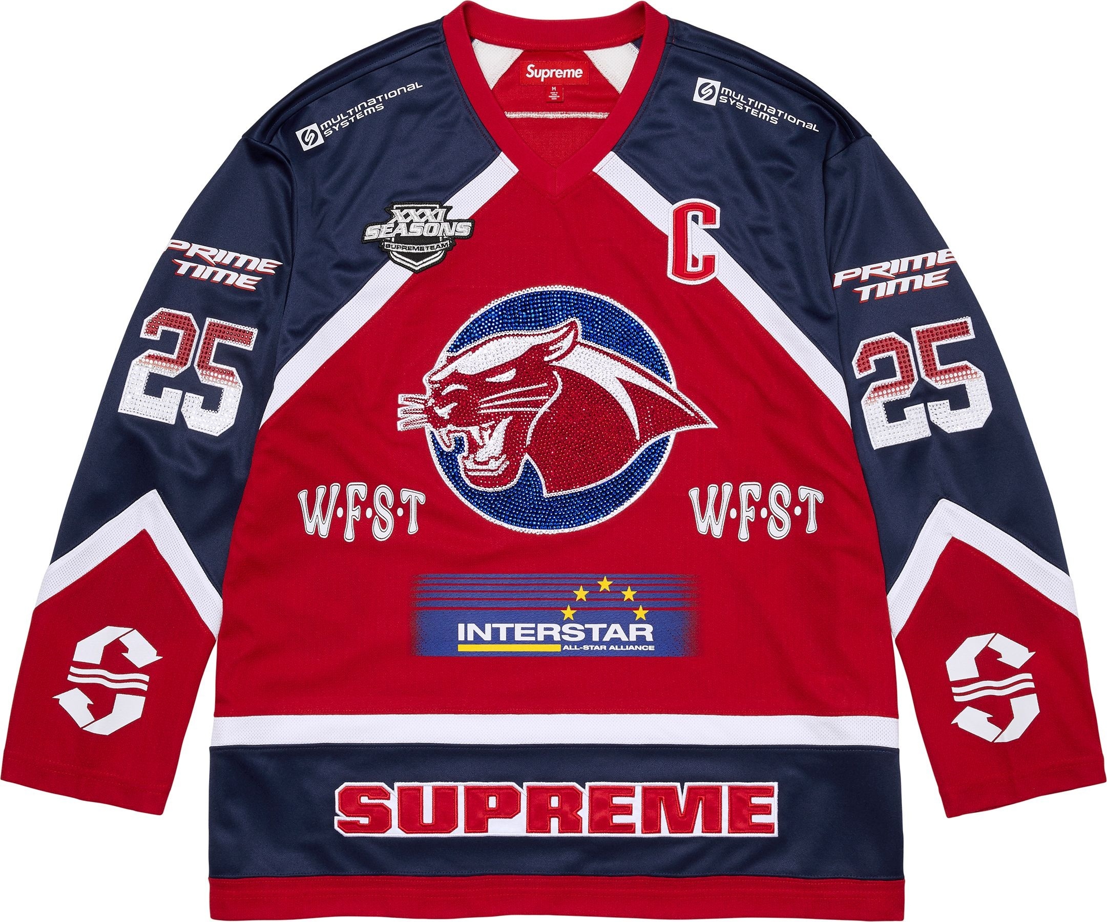 Rhinestone Hockey Jersey view 6